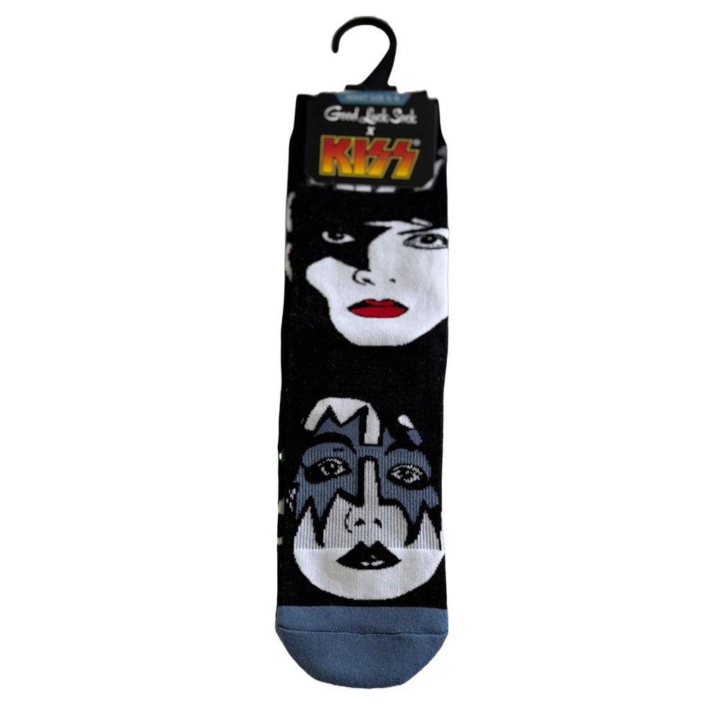 Good Luck Sock Kiss Band Adult Socks Size 5-9